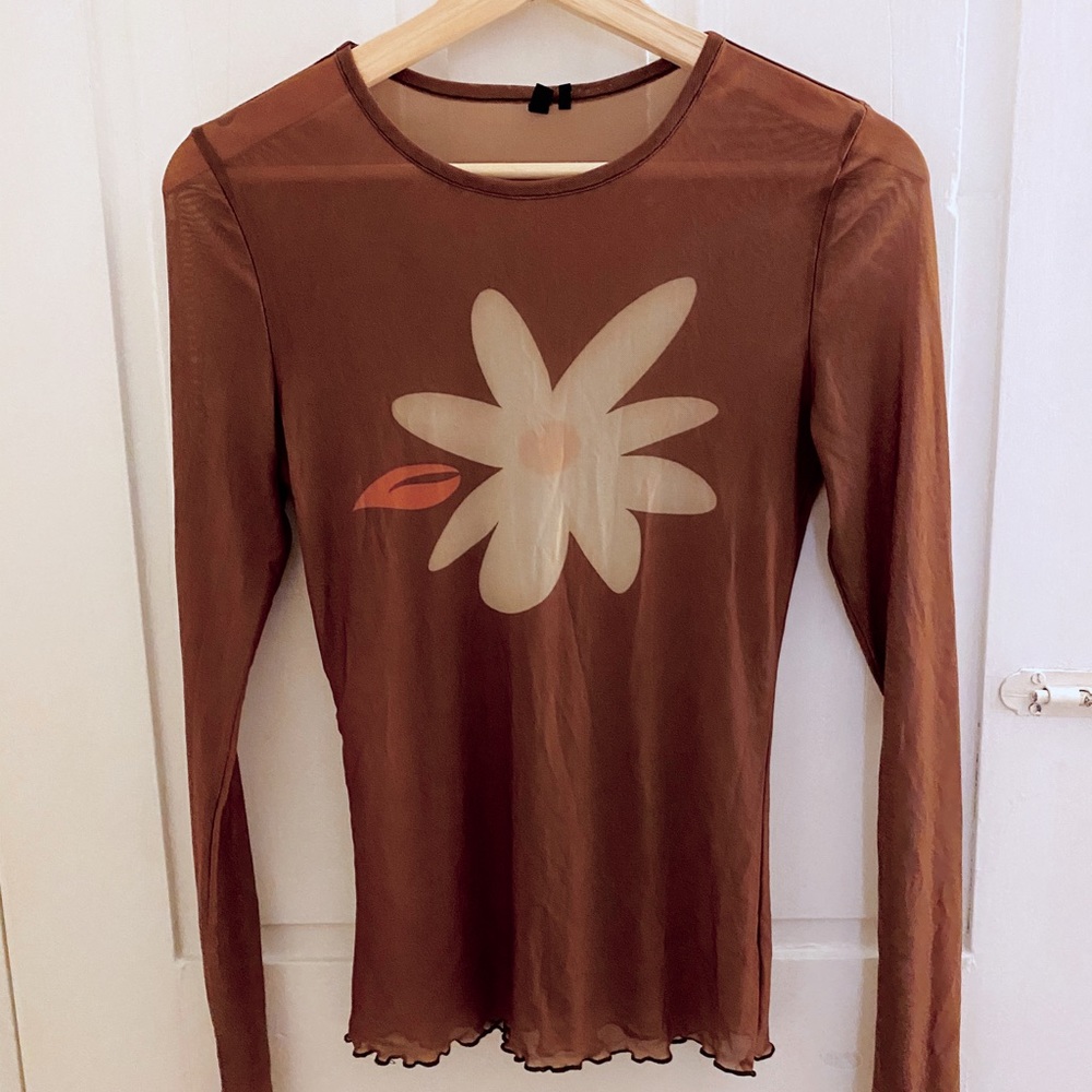 Daisy mesh top from Urban Outfitters